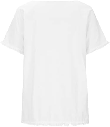 Ženske košulje plus size za bejzbol majice labava majica s kratkim rukavima Ljetna lagana vrhova labava fit posada za vrat grafičke