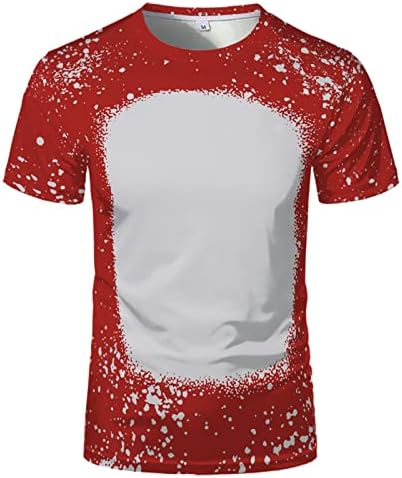 Košulje za muškarce američke veličine, velike prazne majice s prijenosom topline po mjeri, sublimacijske košulje kratkih rukava