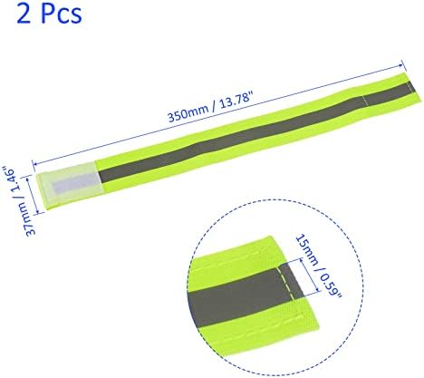 M meterxity 4 pakiranje reflektivnih traka - Sigurnosni reflektor traka, visoka vidljivost širokog laganog zupčanika, nanesite na noćno