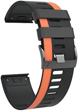 Ienyu 22 26 mm šarene trake za sagledavanje brzine za Garmin Fenix ​​7 7x Silikone Easyfit Watch Wressband