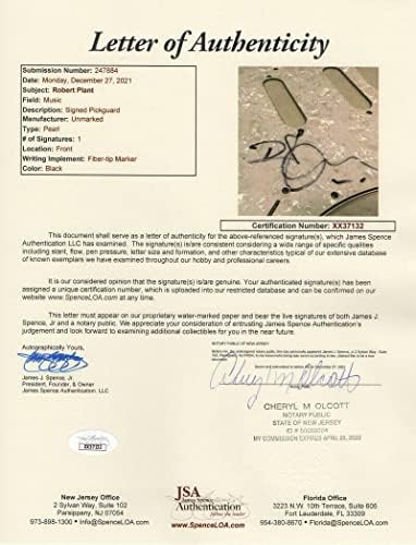 Robert Plant potpisao autogram pune veličine crveni blatobran Stratocaster Electric gitara s Jamesom Spence JSA Pismo autentičnosti