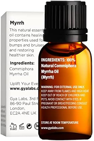 Neroli esencijalno ulje i ulje Myrrh za postavljanje kože - čista terapijska esencijalna ulja - 2x10ml - GYA laboratorij