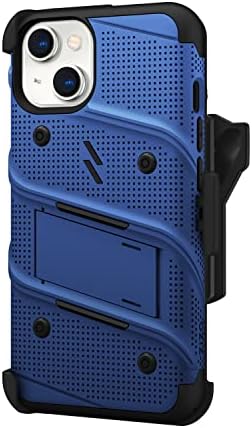 Zizo Bolt Bundle za iPhone 14 futrola sa zaslonom zaštitnika kolica s futrolom - plava