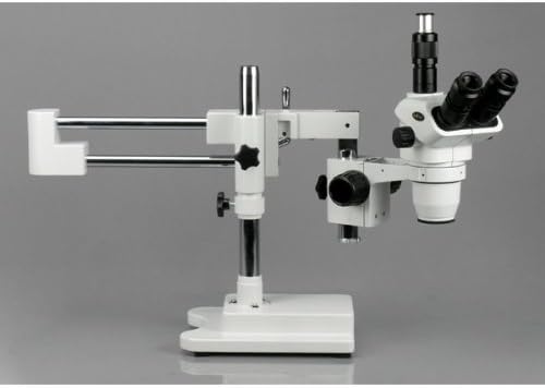 AMSCOPE ZM-4TN3-80S-M Digitalni profesionalni Trinokularni stereo zum mikroskop, EW10X fokusirajući okus, 2x-45x uvećanje, 0,67x-4,5x