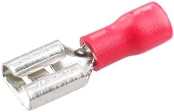 3 mm ženski crveni električni kabel žice Spade terminali Crimps Connectors 100pc