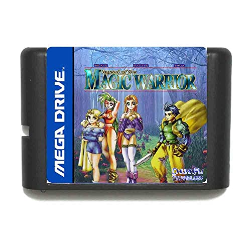 Hrabra Battle Saga Legenda o Magic Warrior-u 16-bitna MD kartica za igru ​​za Sega Mega Drive for Genesis-Pal-j