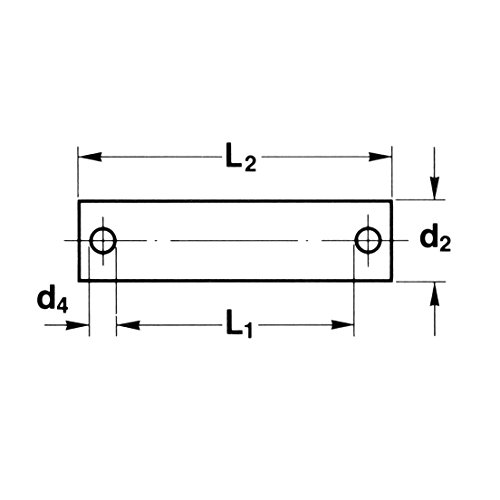 Ametric lf 314 cp lf/ll serije serije list list, ll 2044 ISO broj, 31,75 mm nagib, 4x4 vezanje ploča, 36,5 mm širina overll -a, promjer