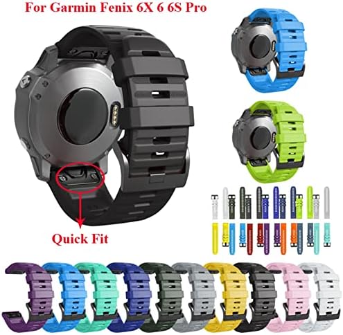 SNKB za Garmin Fenix ​​7 / 7x / 7s Quick Release Silicone Watch Band Wrist remen Smart Watch EasyFit Band remen