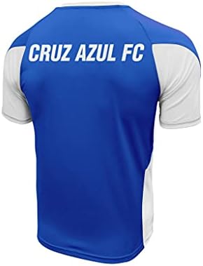 ICON Sports Men Cruz Azul Game Day nogometni nogometni poli košulja -dres -blue/bijelo