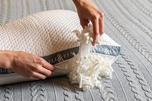 Eli & Elm | Ultimate bočni jastuk za spavanje s podesivim punilom za dobivanje savršenog zakrivljenog jastuka za ublažavanje bolova
