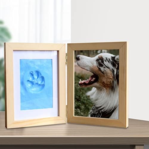 Bedre okviri za slike, pseći memorijalni glinasti print za ispis čuvanje za ljubitelje kućnih ljubimaca otisak ili otisak stopala