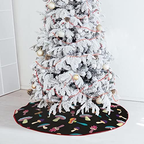 Čarobne gljive uzorak božićno drvce suknja vintage xmas ukrasi božićni ukrasi za prazničnu novogodišnju zabavu