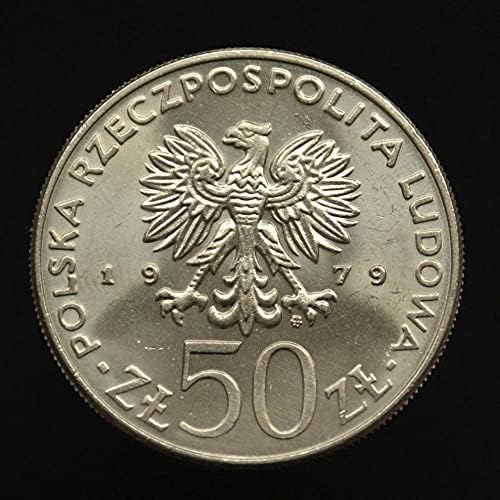 Air Poljski novčić 50 Zrotti 1979 King Series Meisko I bakar nikl 30,5 mm