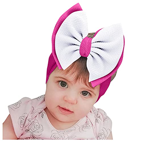 Crvena mašna za djevojčice 1 kom elastične trake za glavu u boji za djevojčice pribor za šešir kontrastna dječja mašna za njegu beba