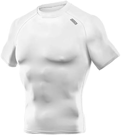 Drskin 4, 3 ili 1 pakiranje muške kompresije Kompresije kratki rukavi gornji baselayer sportska majica atletski trčanje aktivno hladno