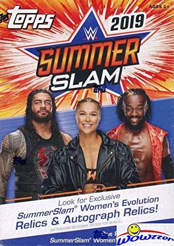 2019 Topps WWE hrvanje SummerSlam Ekskluzivno ogromna tvornica zapečaćena Blaster kutija! Potražite karte i automatske automobile od