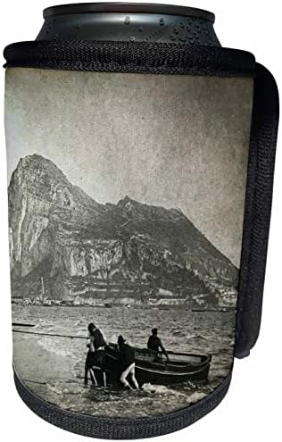 3Drose Magic Lantern Slide Vintage stijena Gibraltara - Omota za hladnjak za hladnjak