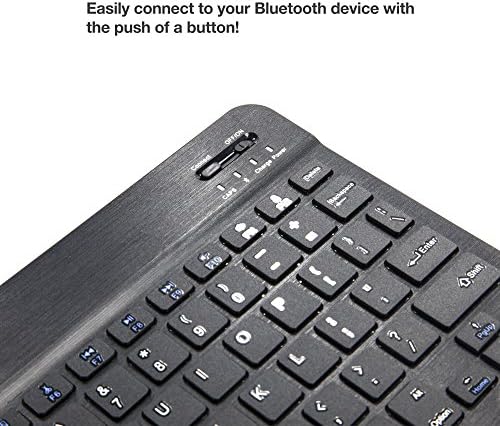Tipkovnica BoxWave kompatibilna s OnePlus 10T CPH2417 - Bluetooth tipkovnica SlimKeys, prijenosni tipkovnica s ugrađenim naredbama