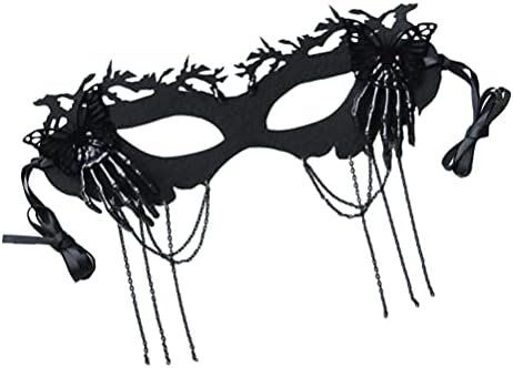 Aboofan Halloween Šarmantna polusata za dame za lanac lanaca maske za rese s lubanjem hand žene djevojke festival dekorativni cosplay