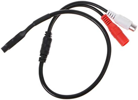 FengchenSety novi kabel za preuzimanje zvuka osjetljivog na mikrofon za CCTV sigurnosni monitor DVR kamera