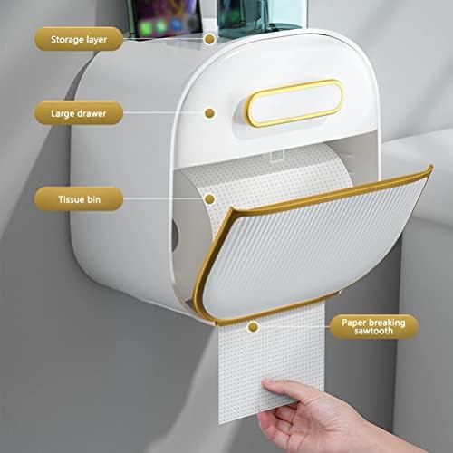 Toaletni papir zidna kutija za toaletni papir spremnik za toaletni papir bez perforacije Vodootporni stalak za pohranu
