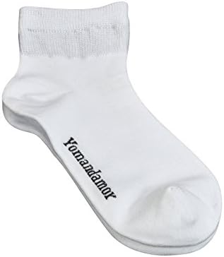 Yomandamor muški 6 parova češljanih pamučnih dijabetičnih čarapa s gležnjama s bešavnim nožnim prstima i neobavezavajućim vrhom