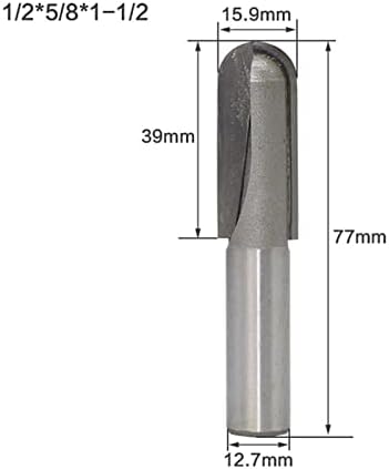 Površinska glodalica 1/2 ručka stroja za graviranje produženi nož s okruglim dnom glodalica za glodanje nož za glodanje nož za ključanice