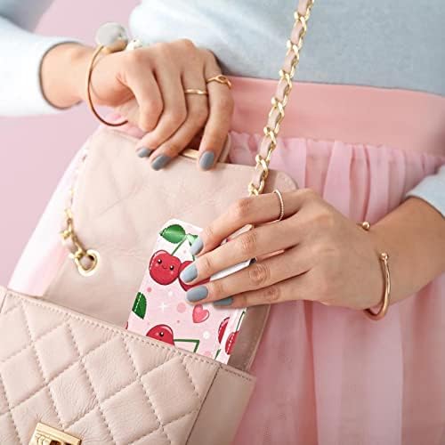 Trešnja ružičasta mini torbica za šminku držač ruža za usne torba za pohranu balzama za usne Torbe za žene i djevojke