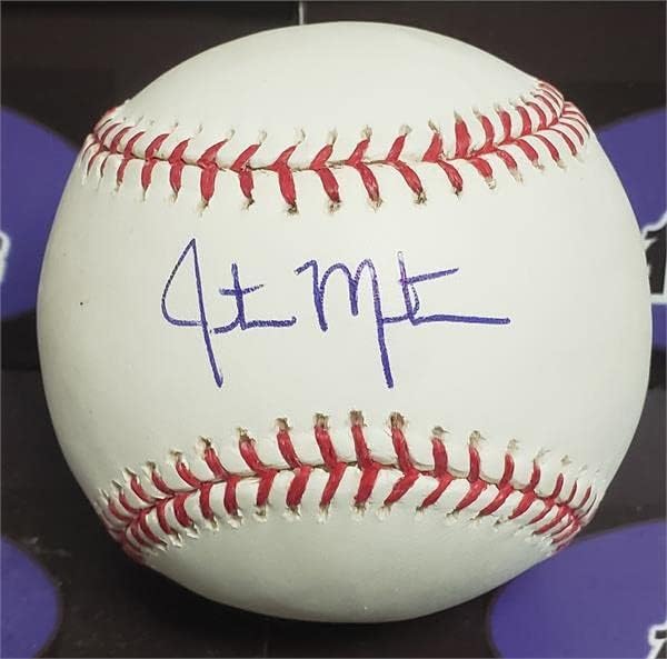 Justin Masterson Autografirani bejzbol - Autografirani bejzbols