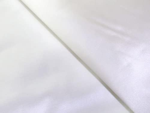 Tkanina od satenskog korzeta u bijeloj boji - po metru