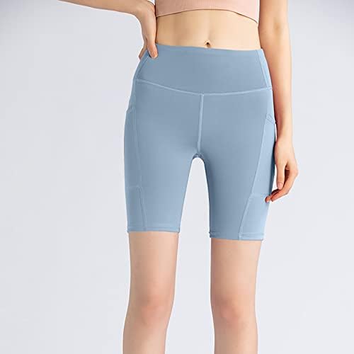 Oplxuo visoki struk vježbanja joga atletskih kratkih kratkih hlača za žene Scren Scren Butt Dicking Compression Biker koji trči kratke