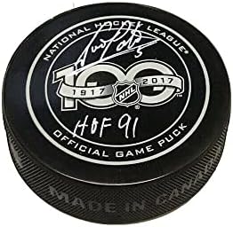 Denis Potvin potpisao je službeni pak za igranje 900-Hof 91-njujorški otočani - NHL Pakovi s autogramima