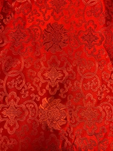 Nove tkanine od crvene kineske brokatne satenske tkanine od $ - 10058, uzorak/ $