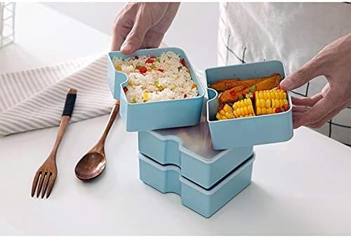 Prijenosna izolirana Bento kutija, studenti mogu podgrijati višeslojnu kutiju za ručak u mikrovalnoj pećnici, plastičnu kutiju za skladištenje