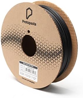Protopasta 3D filament pisača, PLA filament 1,75 mm, crno ugljična vlakna HT PLA COMPOTITE, 500G kašika