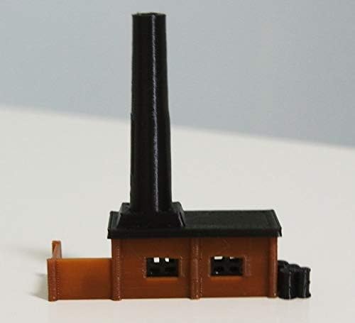 Modeli outlands željeznička minijaturna mala kotlovnica s dimnjakom u mjerilu 1:160