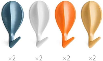 UXZDX 8PCS vrući zrak balon zidne kuke odjeća ručnik maska ​​vješalica samoljepljiva kupaonica kuhinjska kuka Keys Keys držač Organizator