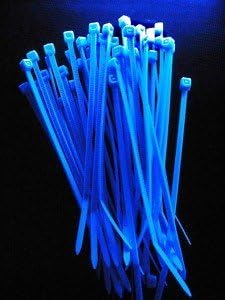 Kabeli UK 2,5 mm x 100 mm x 100 pakiranje najlonskih kabelskih veza plava