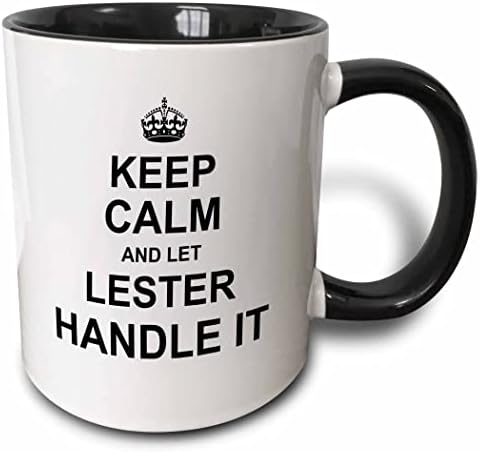 3Drose držite mirno i pustite da se Lester nosi - smiješno osobno ime - šalice