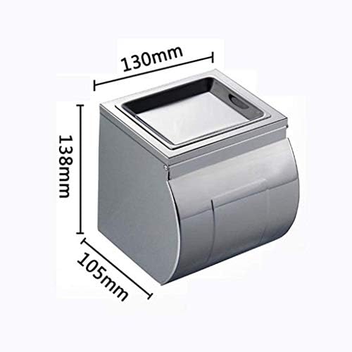 ZLDXDP 304 Držač kutije s nehrđajućim čelikom, držač za toaletni valjak Vodootporni probijanje besplatnih toaletnih valjaka za toaletni
