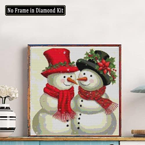 Theshai 5d dijamantna slika za odrasle Božić, dijamantni umjetnost snjegović, boja s dijamantima setovi okrugli puni bušilica kristalni
