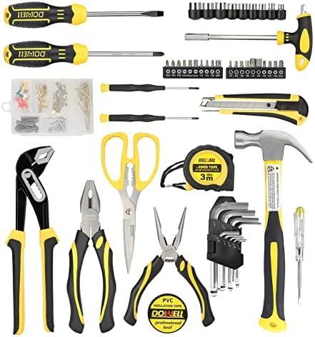 Set alata za tiple set alata za dom od 152 komada Set utičnica kliješta set odvijača s vrećicom za pohranu alata futrola 9152