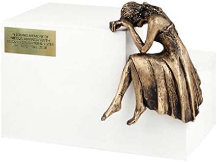 Kremacija pepela kovčeg Jedinstvena spomen -pogrebna urna skulptura Kremacija urna tuga