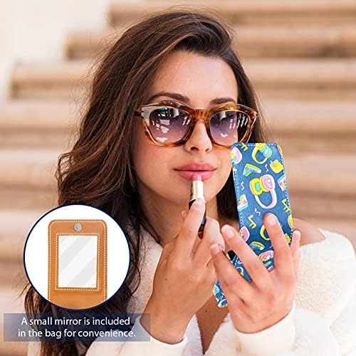 Slatki crtani cool telefon za glavu glazbene cipele držač sjajila za usne Futrola za ruž za usne prijenosna Kozmetička torbica organizator