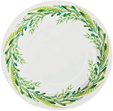 FUN EXPLESS - Pločice za večeru zelenila za vjenčanje - pribor za zabavu - pribor za ispis - tanjuri za ispis i zdjele - vjenčanje
