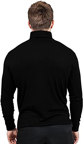 ; Visokokvalitetna pamučna mješavina dolčevita s visokim vratom muška majica pulover džemper