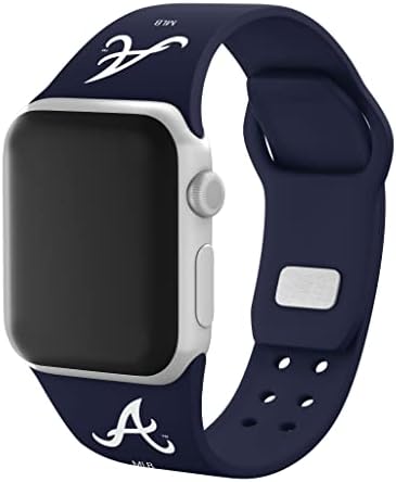 Vrijeme igre Atlanta Braves silikonski sportski bend kompatibilan s Apple Watch