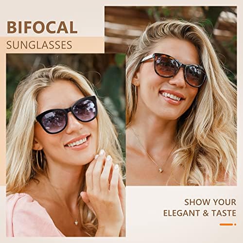 Jednostavno pročitajte sunčane naočale Bifocal Reading za žene ， Fashion Sun Readers UV400 Zaštita