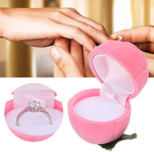 Kutija ruža, ružičasti prsten kutija kreativni držač za prikaz prstena za prstenaste kutije za nakit poklon zvona kutije za nakit za