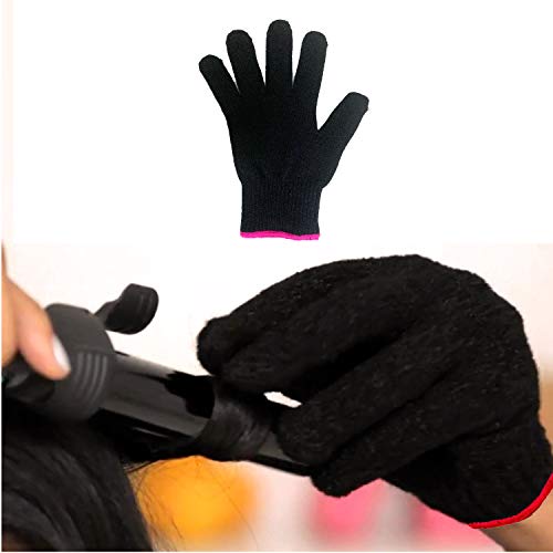 Lessmon Professional Toplinski otporna rukavica za kosu za uvijanje topline za uvijanje, ravno željezo i uvijanje štapića pogodna za